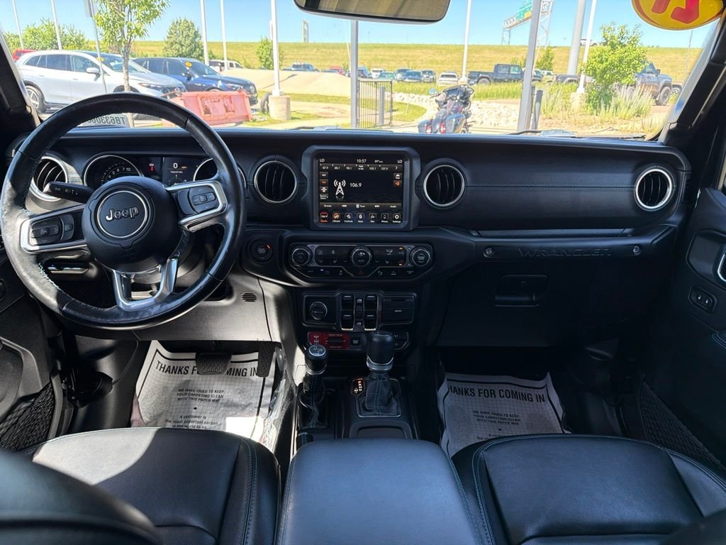 Used 2021 Black Jeep Unlimited Rubicon 4xe image 14