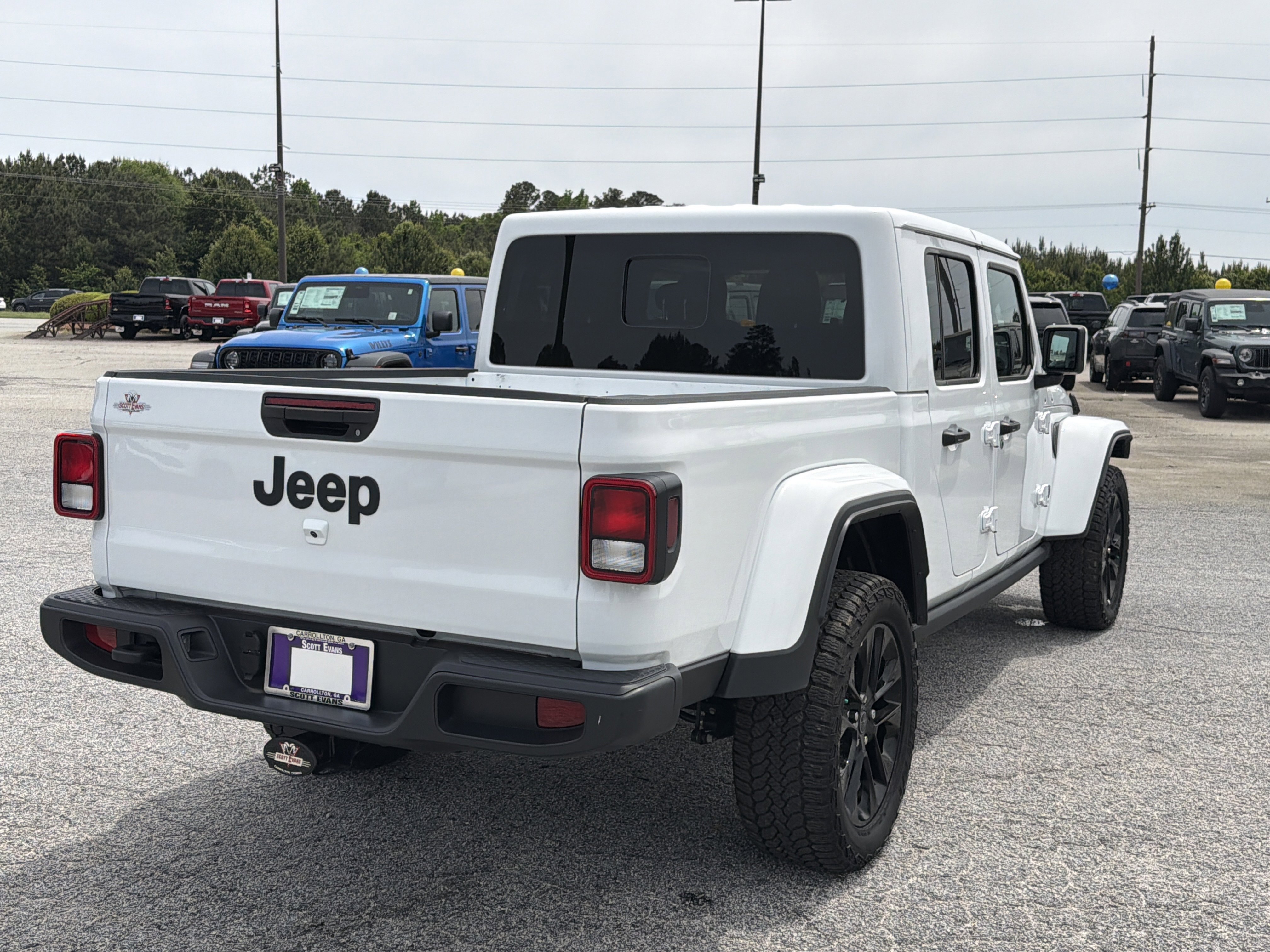Used 2025 Bright White Clearcoat Jeep Nighthawk image 8