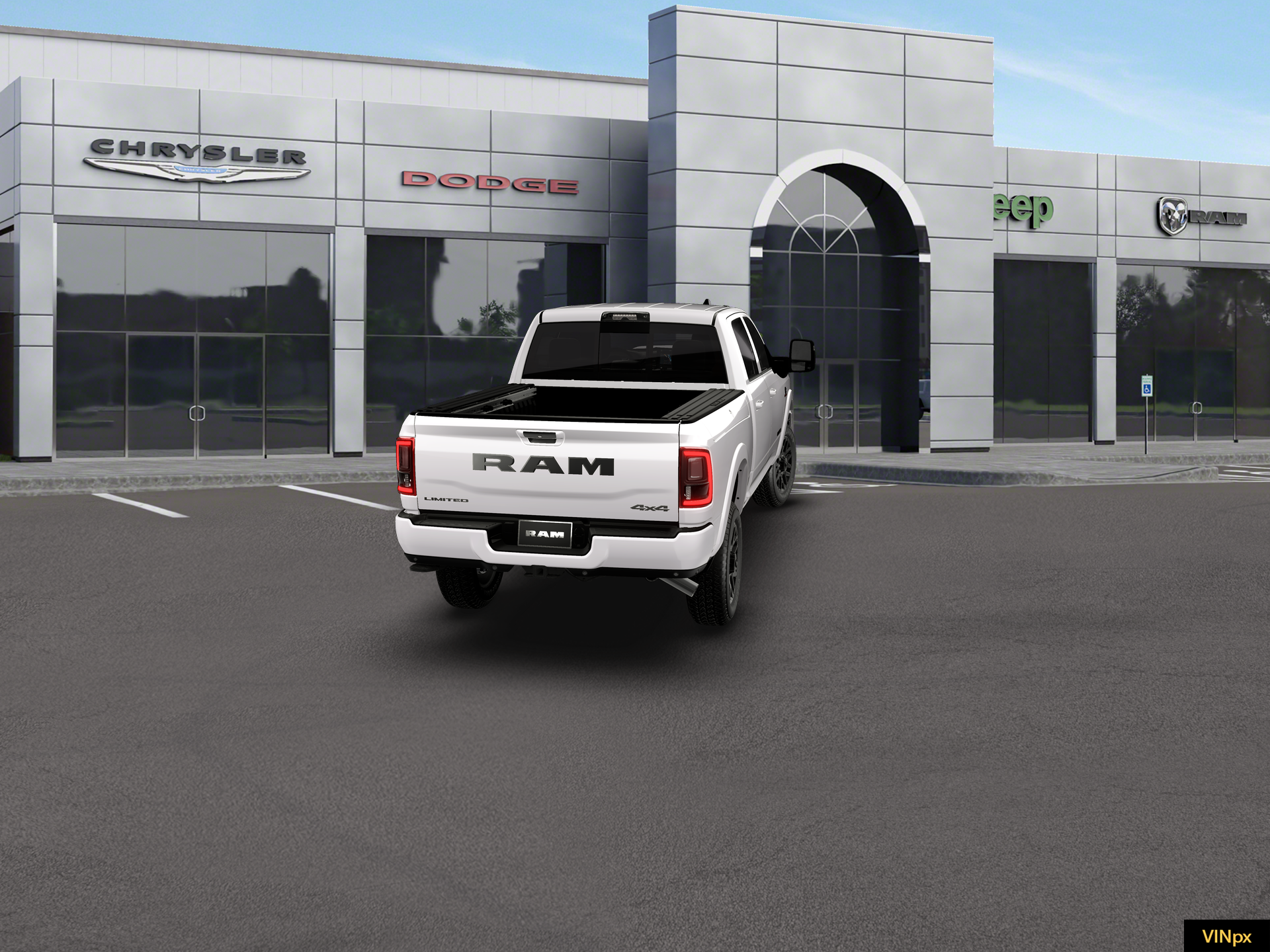 New 2026 Bright White Clearcoat RAM Limited image 14