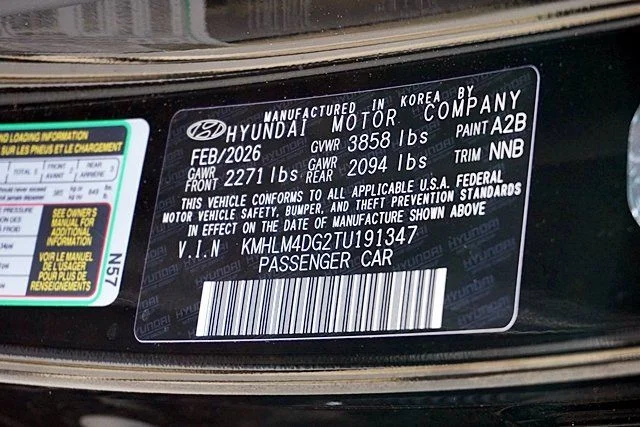 Used 2026 Black Hyundai SEL Sport image 30