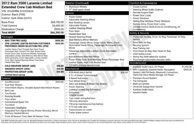 Used 2012 Black Clearcoat Ram Laramie Longhorn image 13