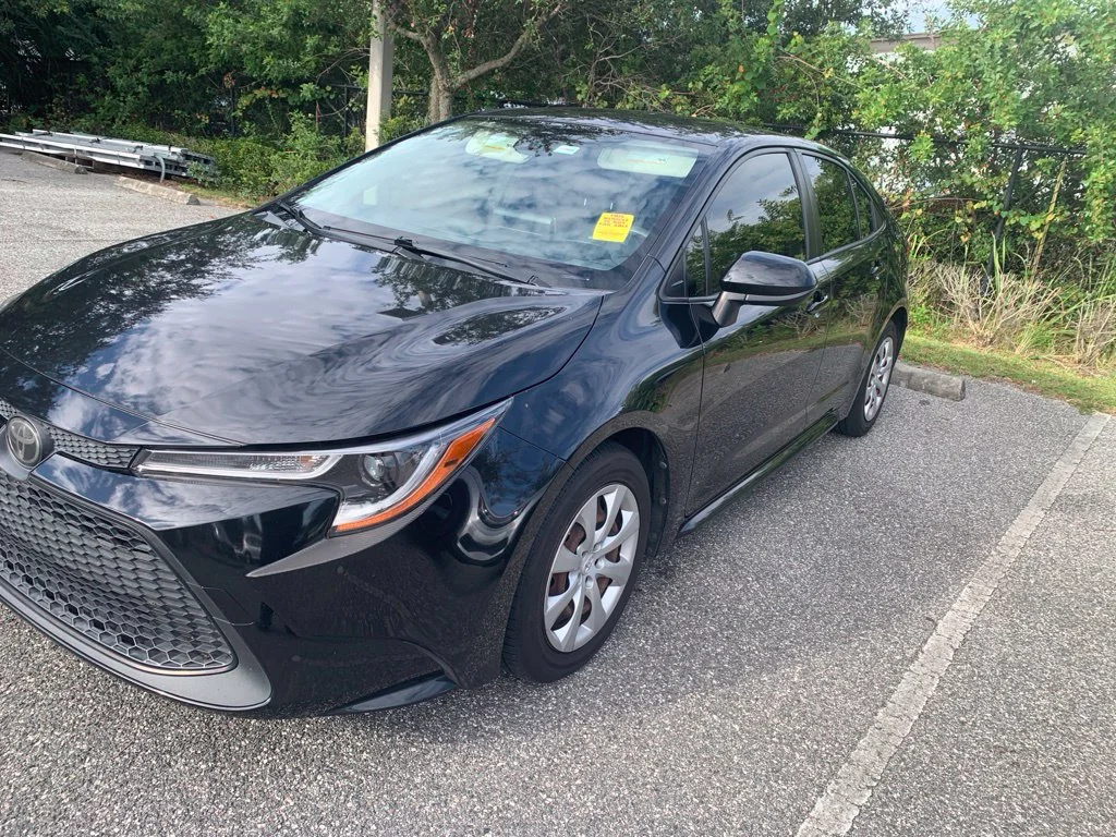 Used 2021 Black Toyota LE image 2