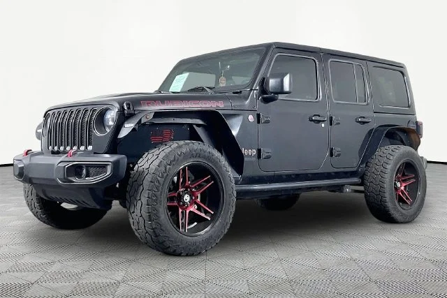 Used 2018 Black Jeep Unlimited Rubicon image 1