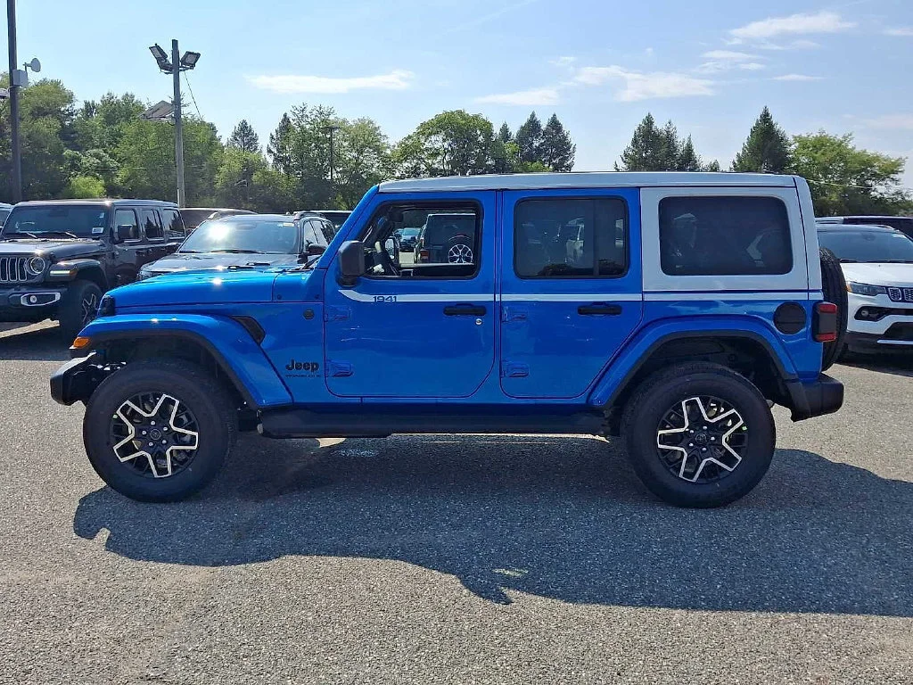 New 2027 Hydro Blue Pearlcoat Jeep Sahara image 5