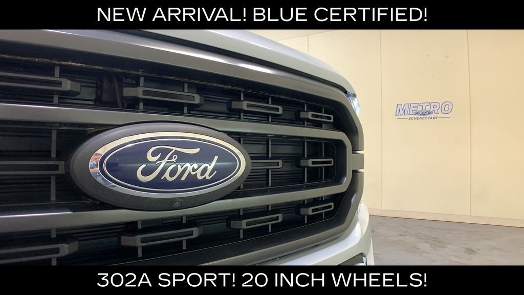 Certified Used 2022 White Metallic Ford XLT image 47