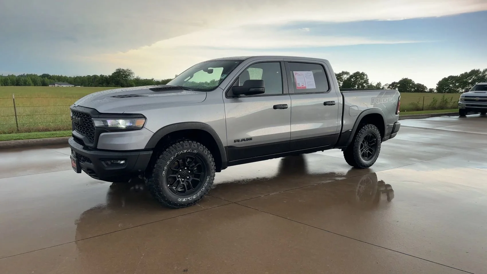 Used 2025 Billet Silver Metallic Clearcoat Ram Rebel image 4