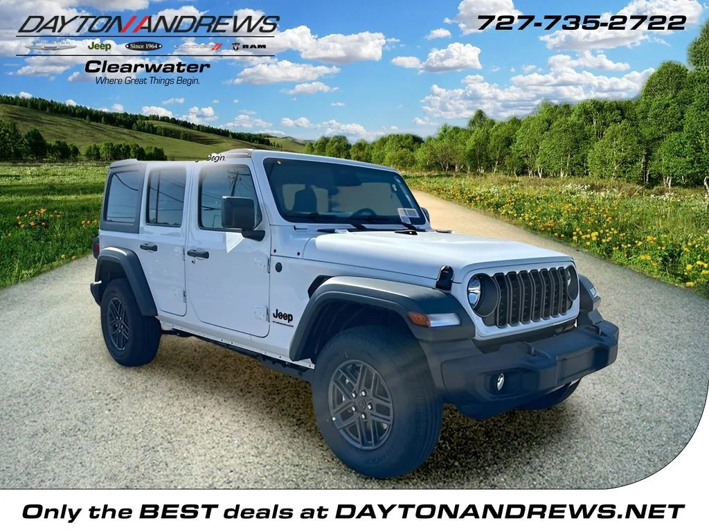 New 2026 Bright White Clearcoat Jeep Sport S image 1