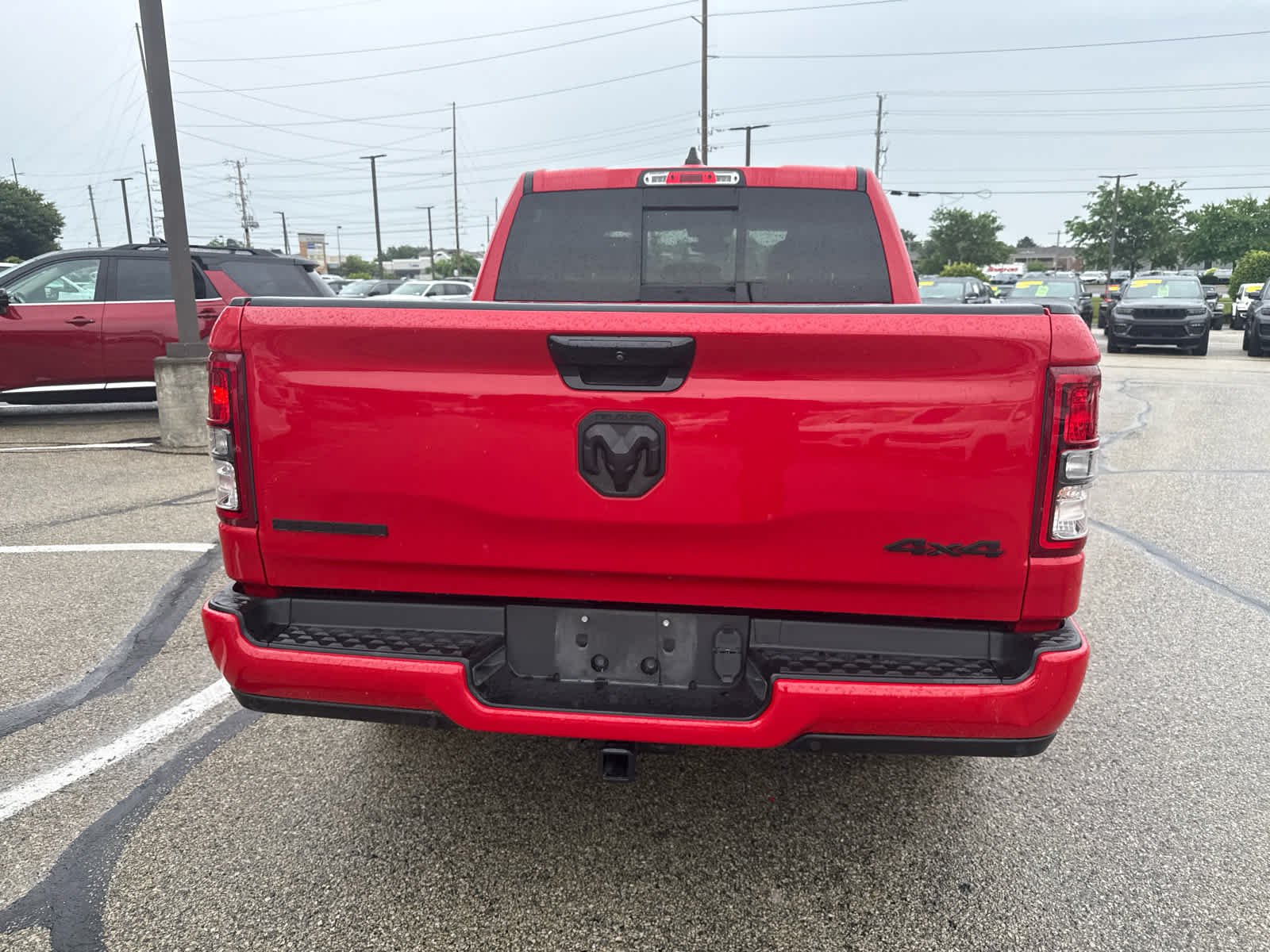 Used 2023 Flame Red Clearcoat Ram Big Horn image 4