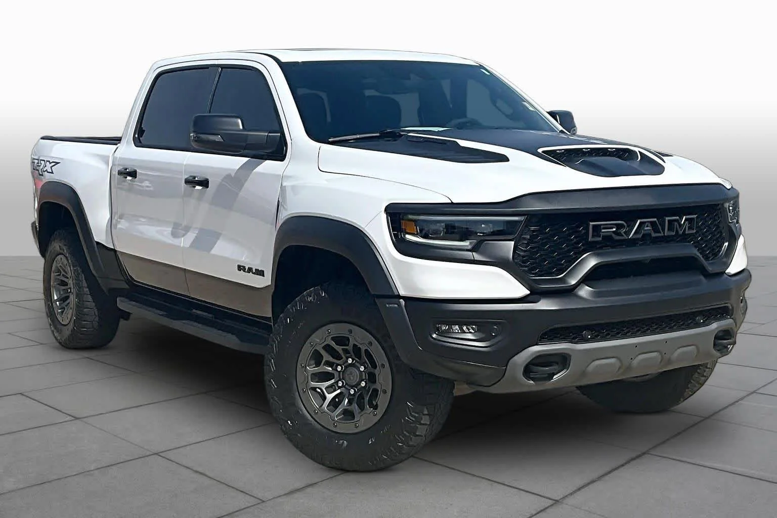 Used 2024 Bright White Clearcoat Ram TRX image 2