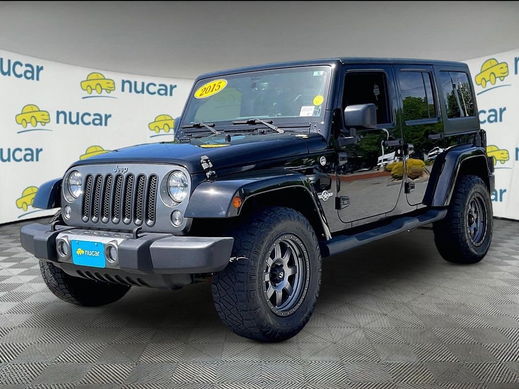 Used 2015 Black Jeep Unlimited Freedom Edition image 3