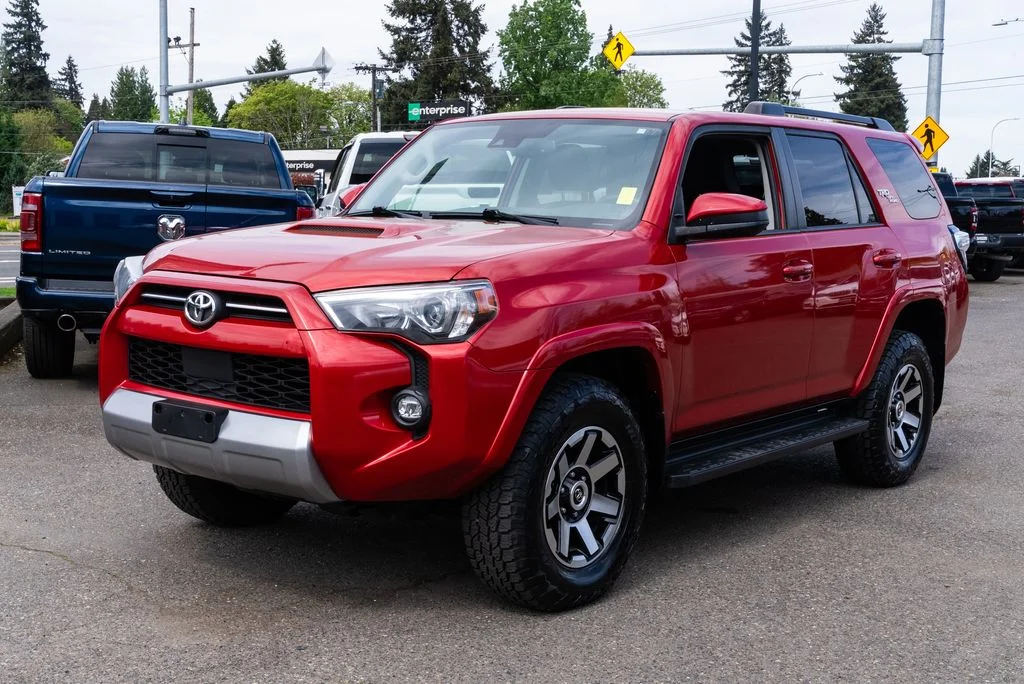 Used 2022 Red Toyota TRD Off-Road image 3