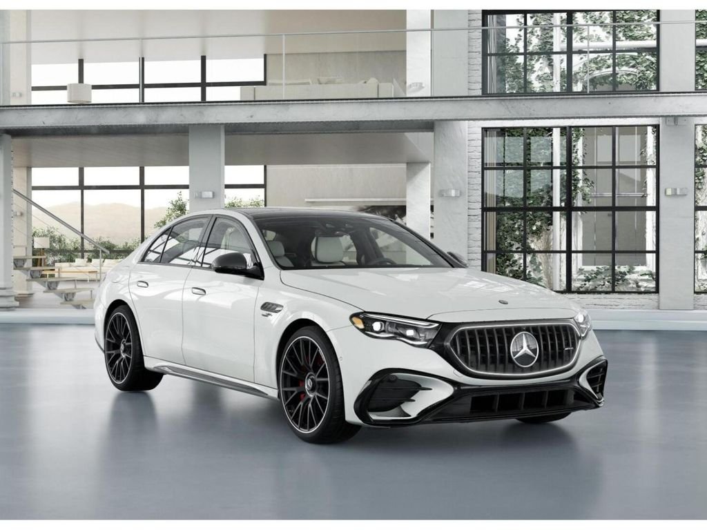 New 2027 MANUFAKTUR Moonlight White Metallic Mercedes-Benz AMG® E 53 E 4MATIC+ Sedan image 10