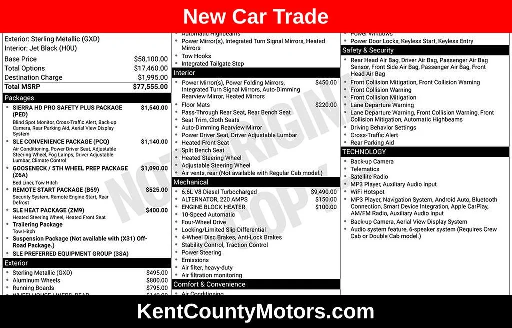 Used 2024 Sterling Metallic GMC SLE image 1