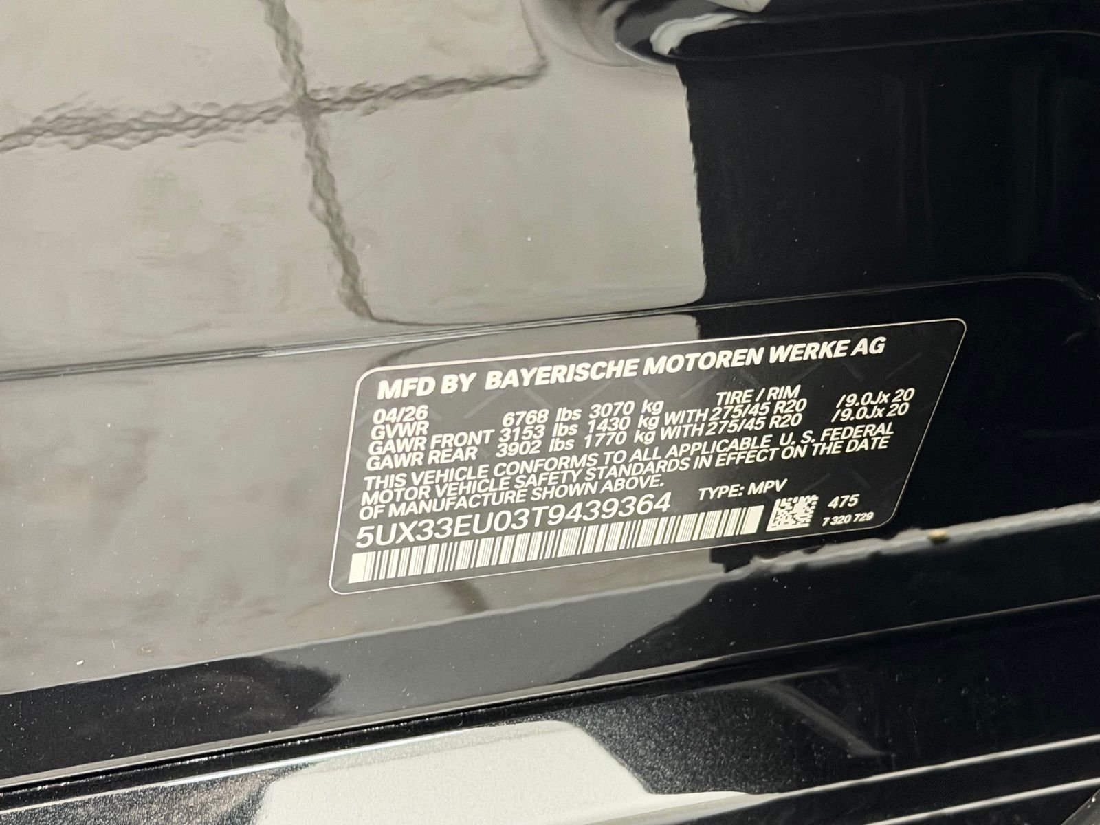 New 2026 Black Sapphire Metallic BMW M60i image 54