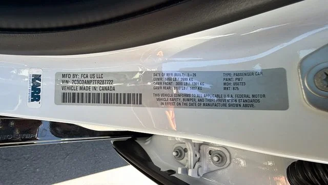 New 2026 White Knuckle Dodge R/T image 32