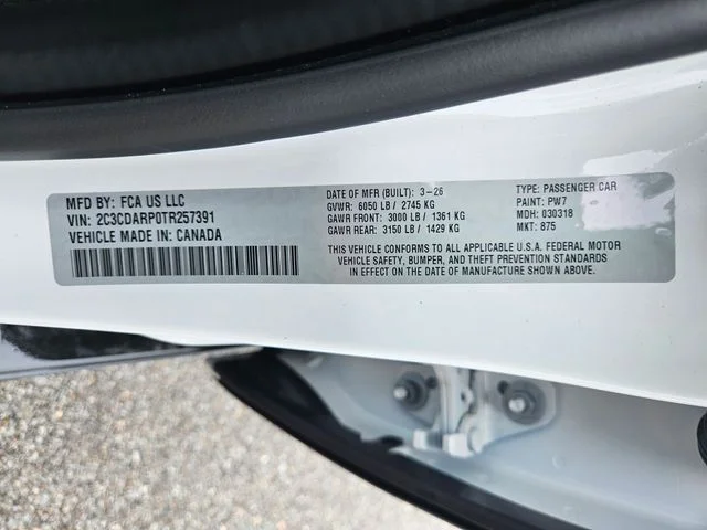New 2026 White Knuckle Exterior Paint Dodge Scat Pack image 30