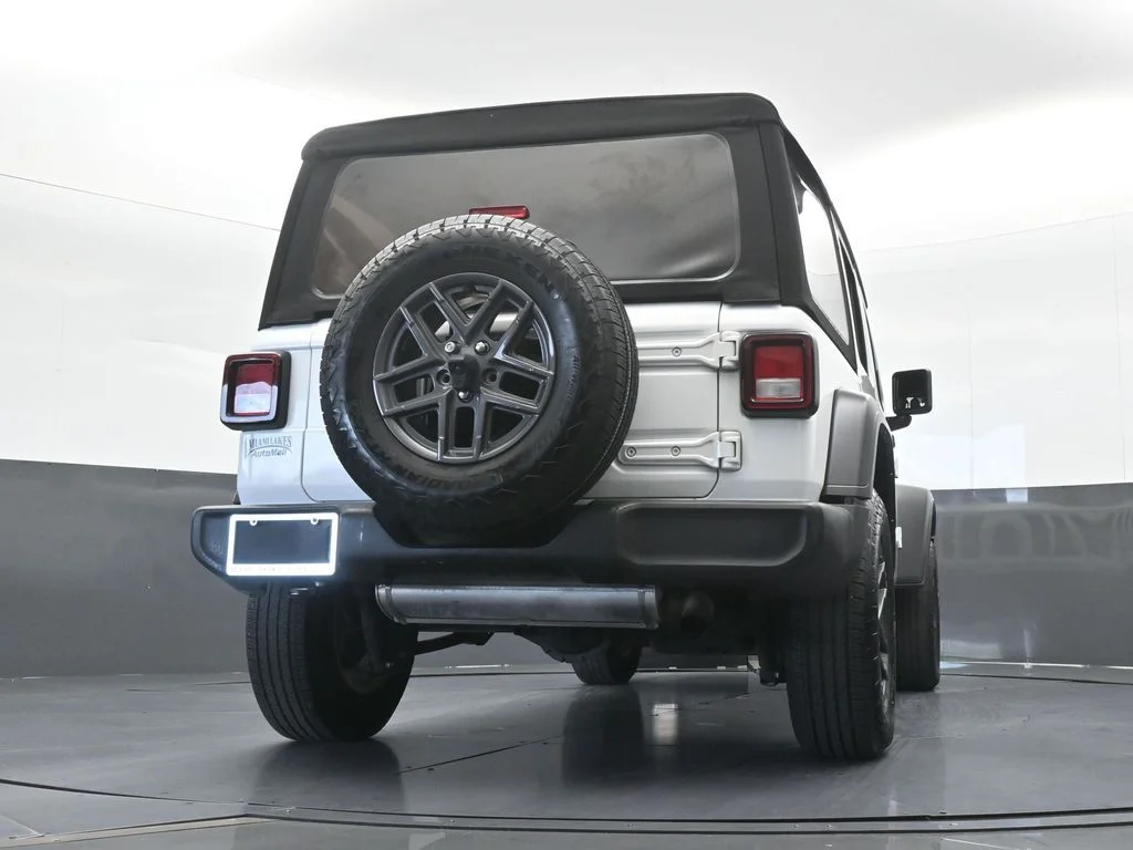 Used 2024 Bright White Clearcoat Jeep Sport S image 54