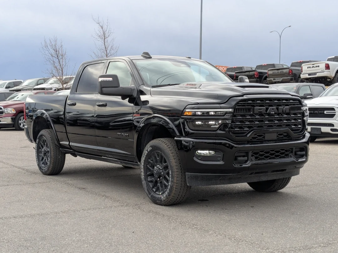 New 2026 Black RAM Limited - - 4x4 - Night Edition - 5th W & Gooseneck Prep - Level 1 Equip & More! image 2
