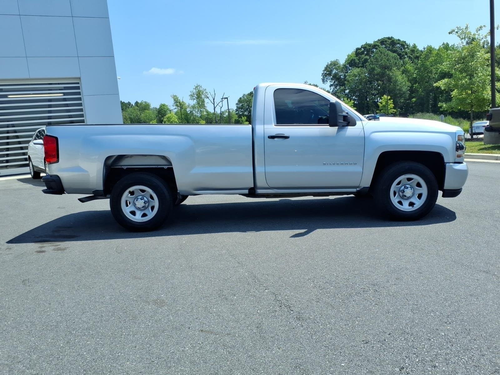 Used 2018 Silver Ice Metallic Chevrolet Work Truck image 8