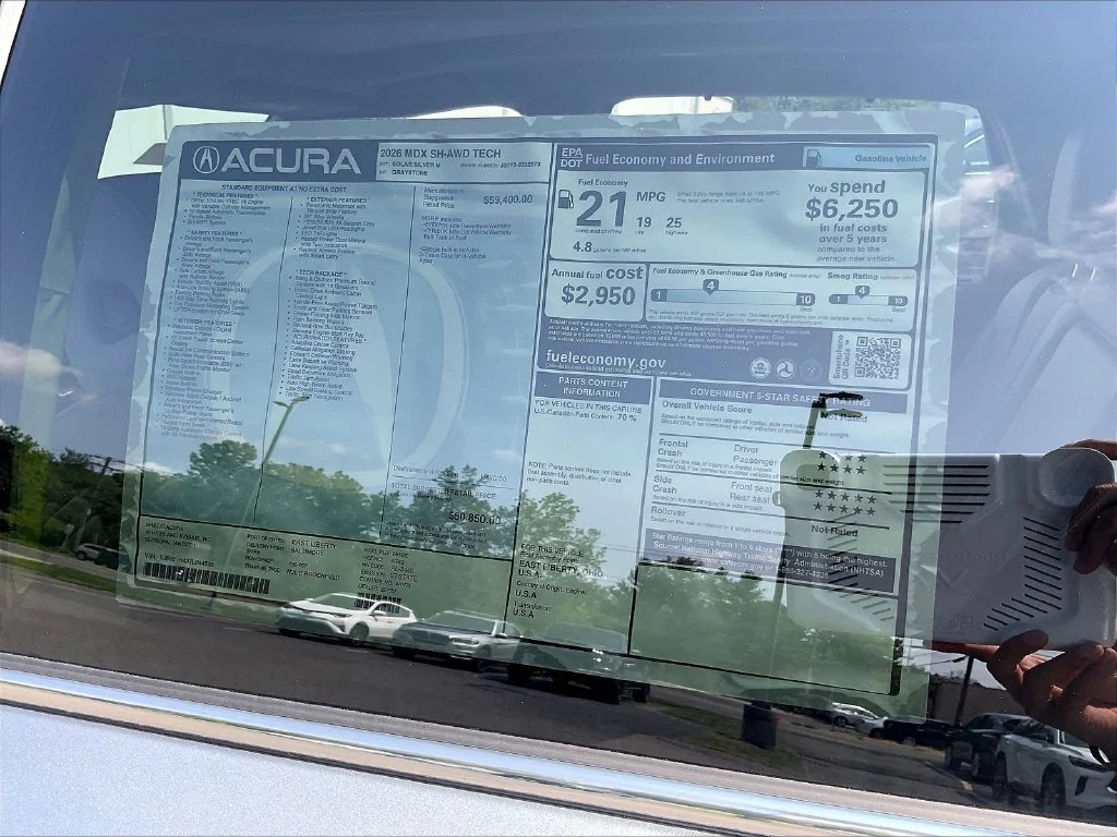 New 2026 Solar Silver Metallic Acura SH-AWD with Technology Package image 14