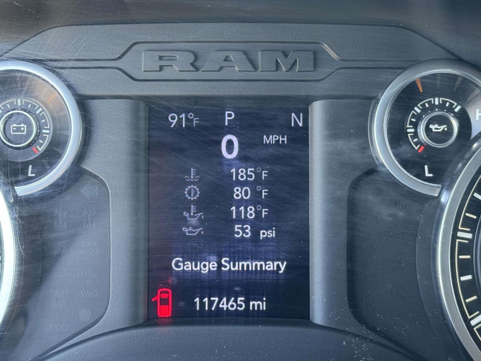 Used 2021 Granite Crystal Metallic Clearcoat Ram Tradesman image 13