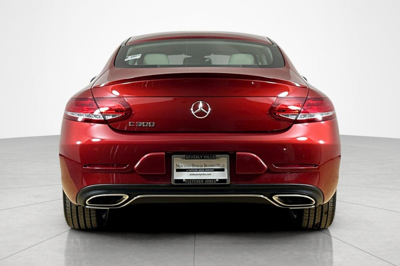 Used 2017 designo Cardinal Red Metallic Mercedes-Benz C 300 image 4