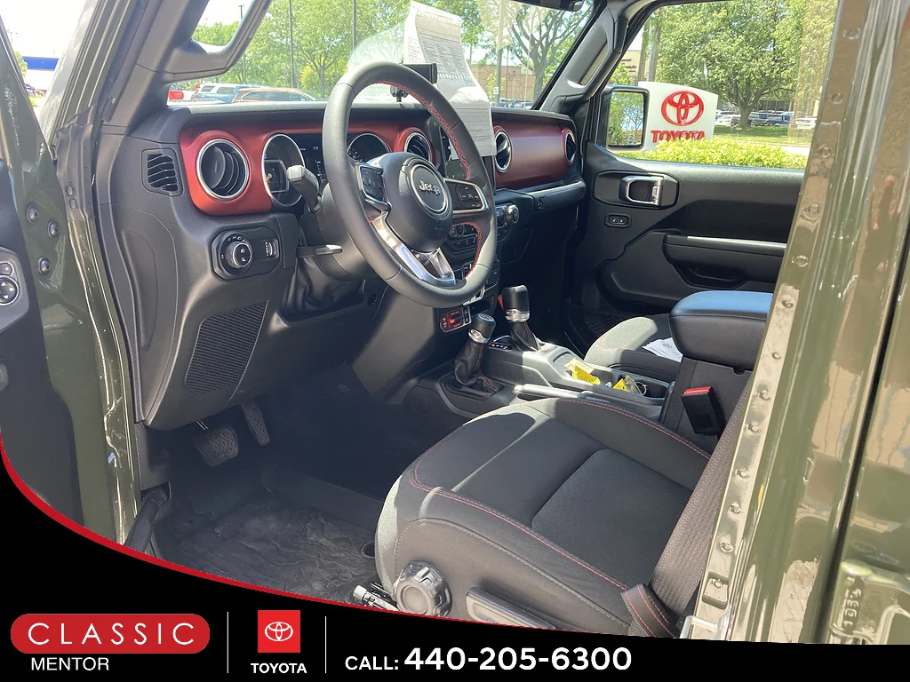 Used 2023 Sarge Green Clear Coat Jeep Rubicon image 3