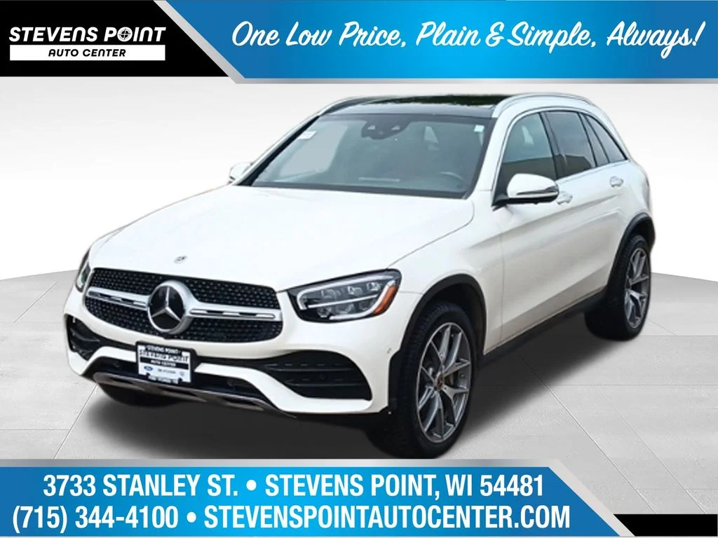 Used 2022 MANUFAKTUR Diamond White Mercedes-Benz GLC 300 image 1