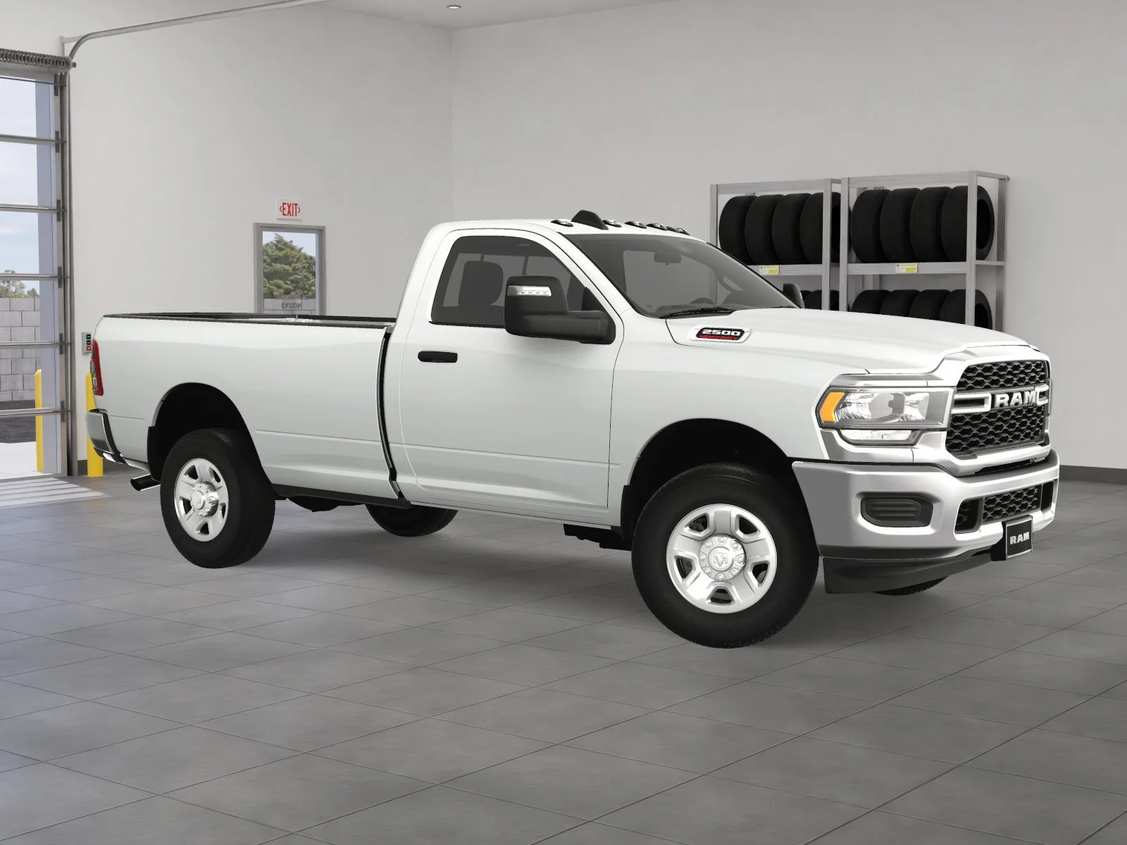Used 2024 Bright White Clearcoat Ram Tradesman image 7