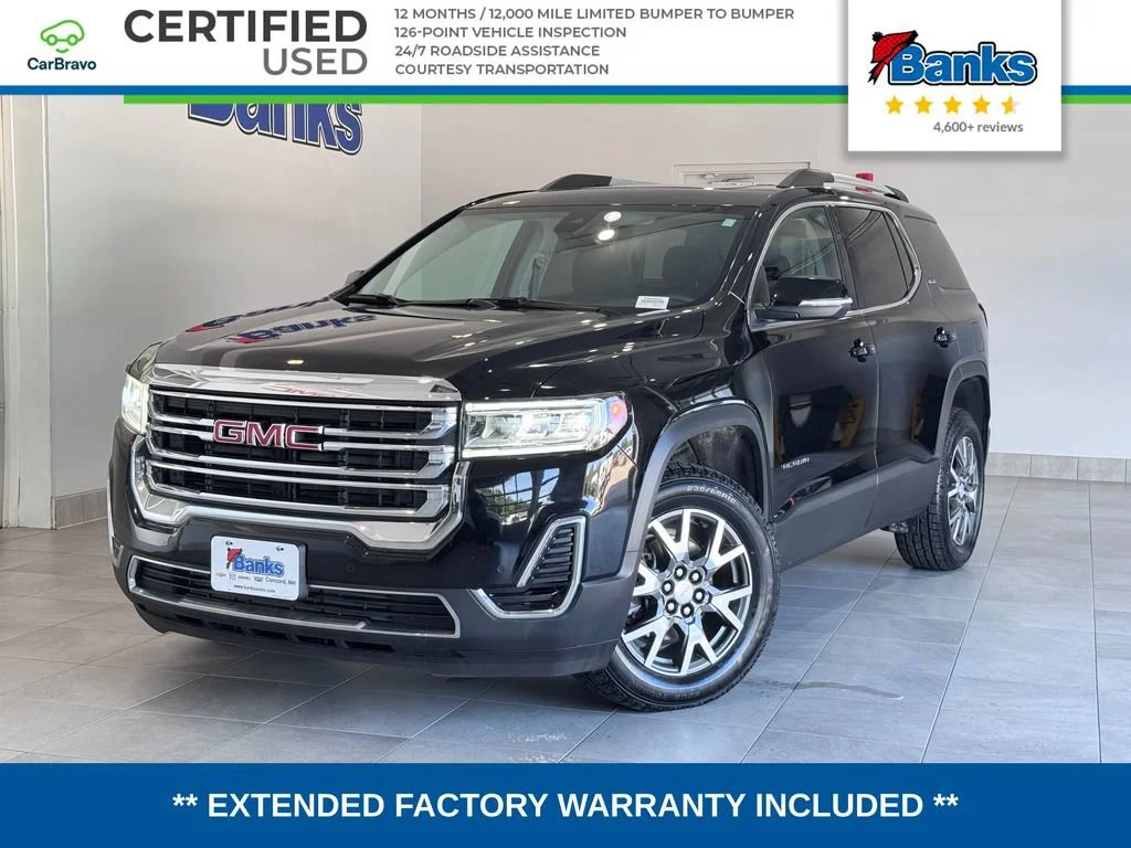 Certified Used 2023 Ebony Twilight Metallic GMC SLE image 1