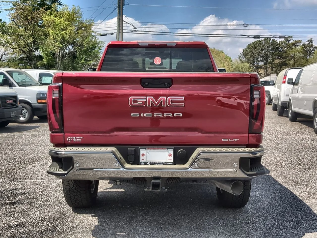 New 2026 Volcanic Red Tintcoat GMC SLT image 7