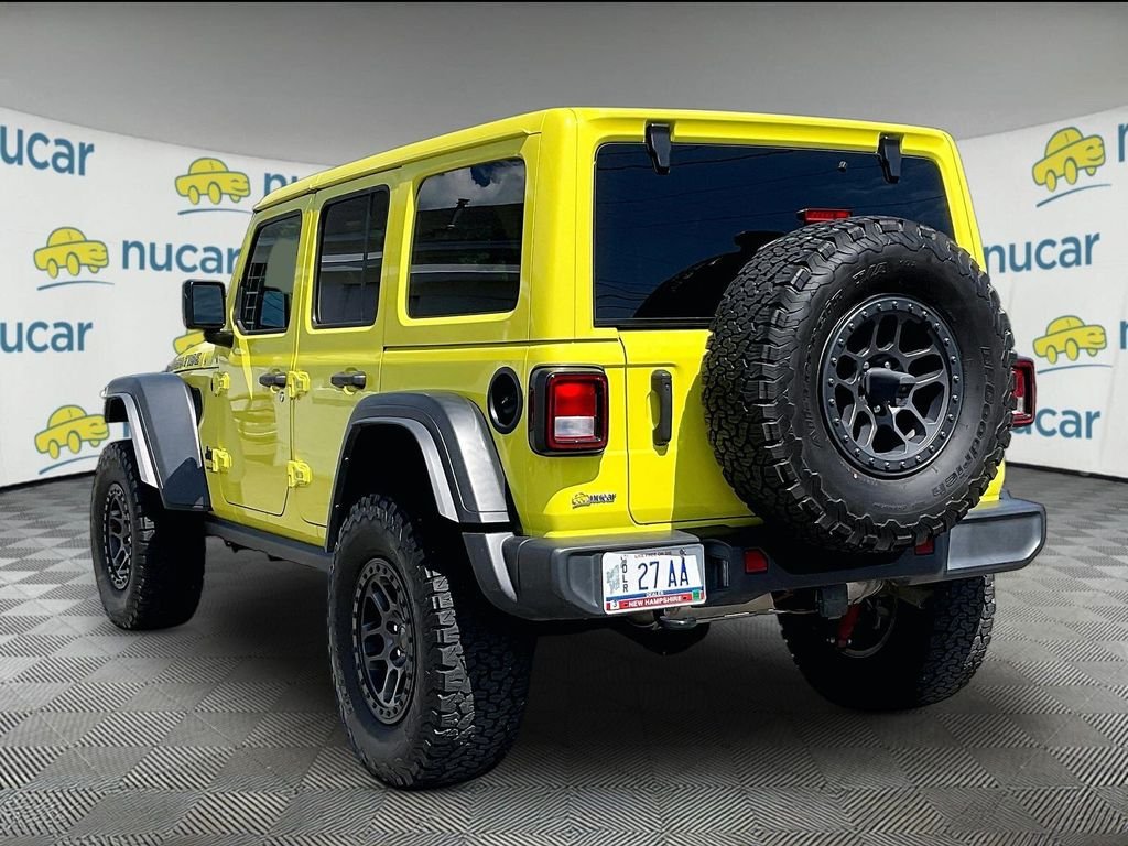 Used 2022 Yellow Jeep Unlimited High Tide image 4