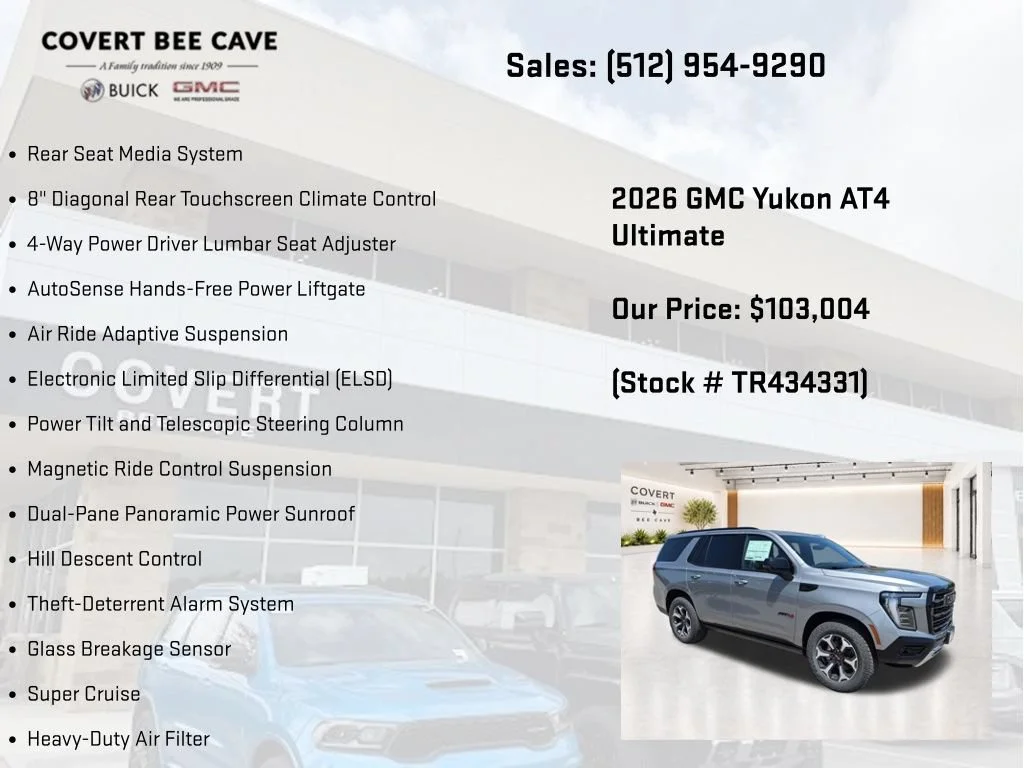 New 2026 GMC Yukon AT4 Ultimate, photo 26