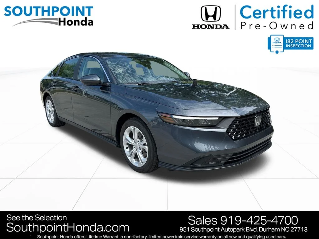 Certified Used 2026 Meteorite Gray Metallic Honda LX image 1