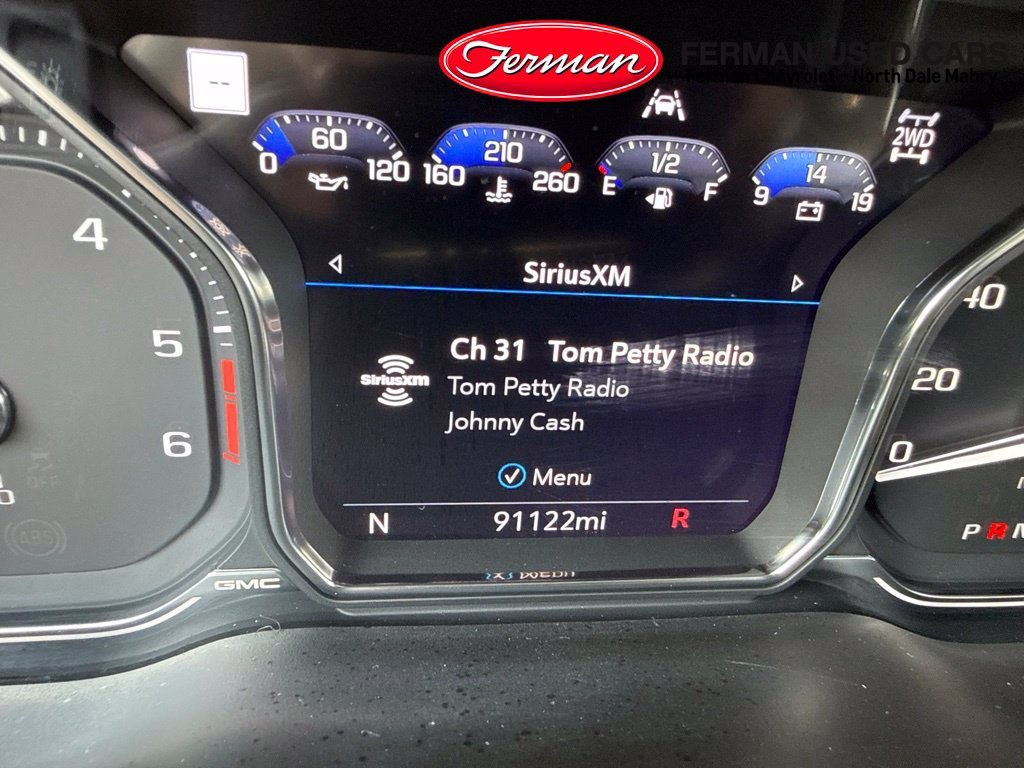 Used 2021 SATIN STEEL METALLIC GMC AT4 image 8
