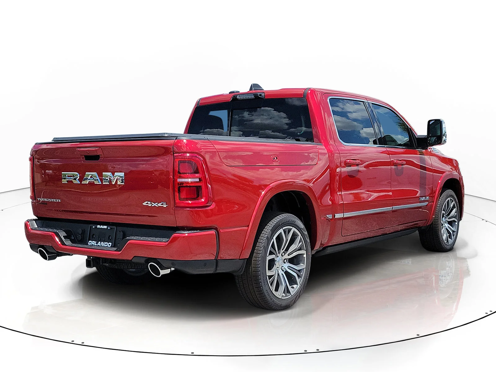 New 2026 Molten Red Pearlcoat Ram Tungsten image 4