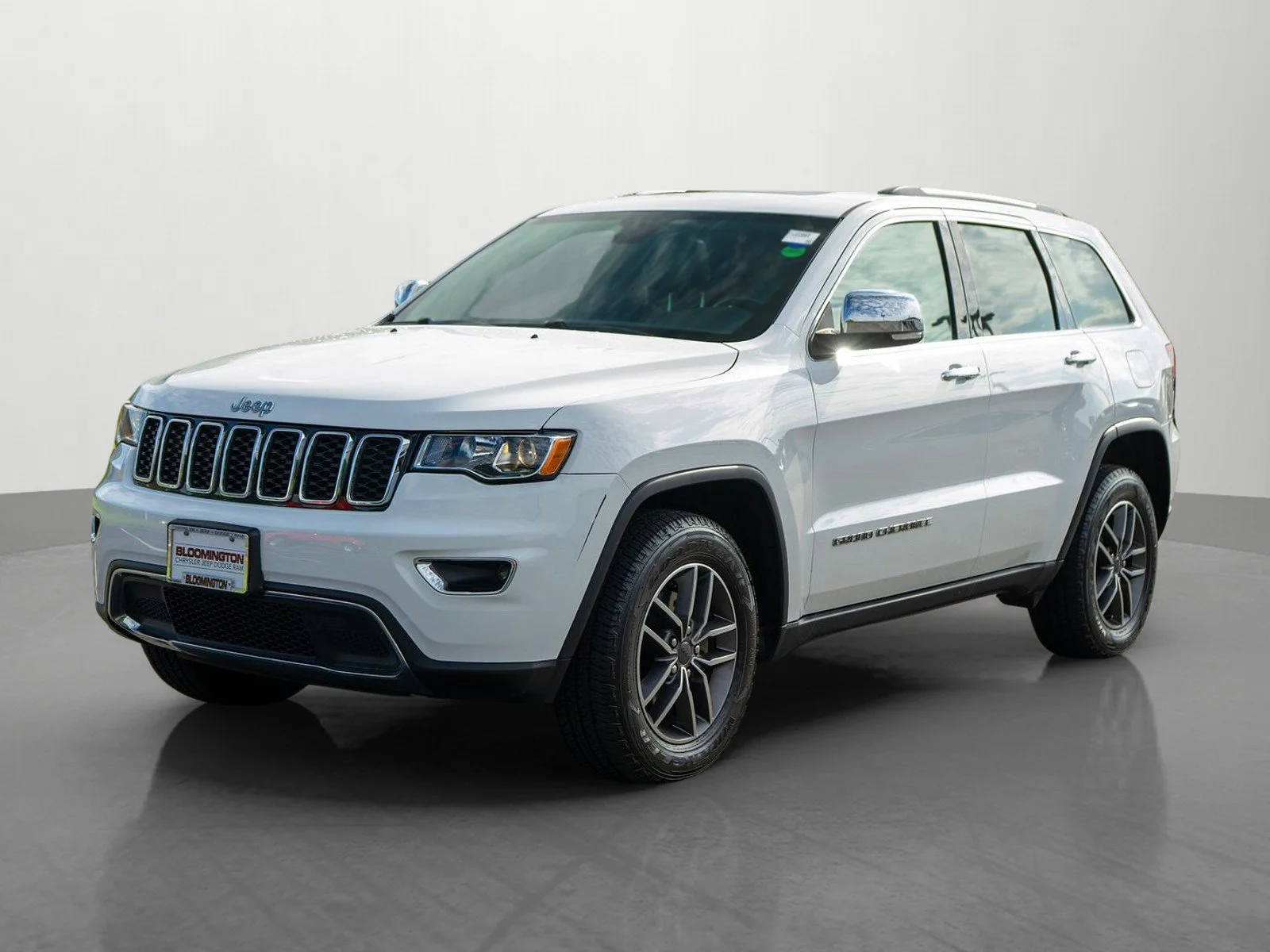 Used 2020 Bright White Clearcoat Jeep Limited image 3