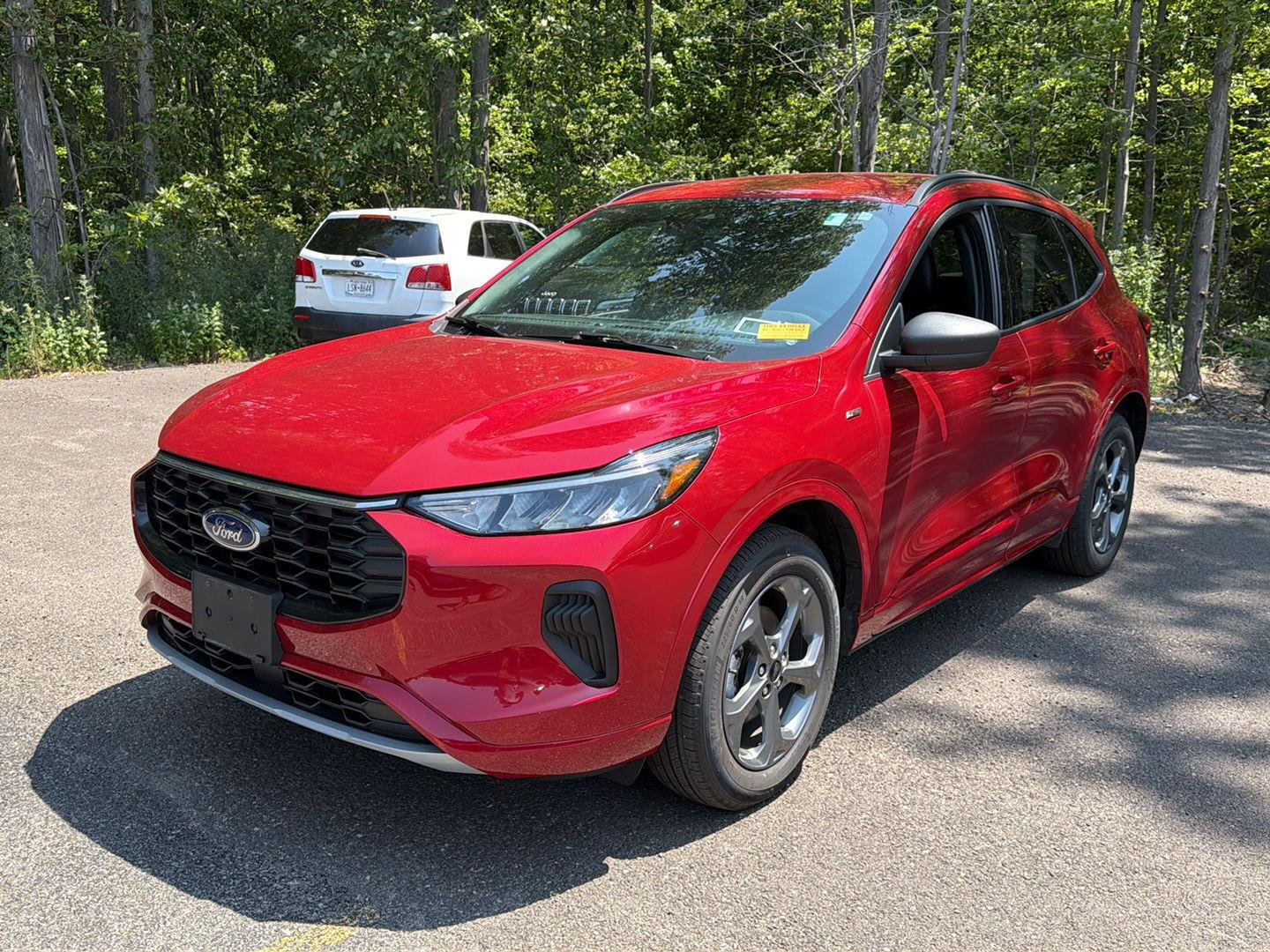 Used 2024 Rapid Red Metallic Tinted Clearcoat Ford ST-Line image 12