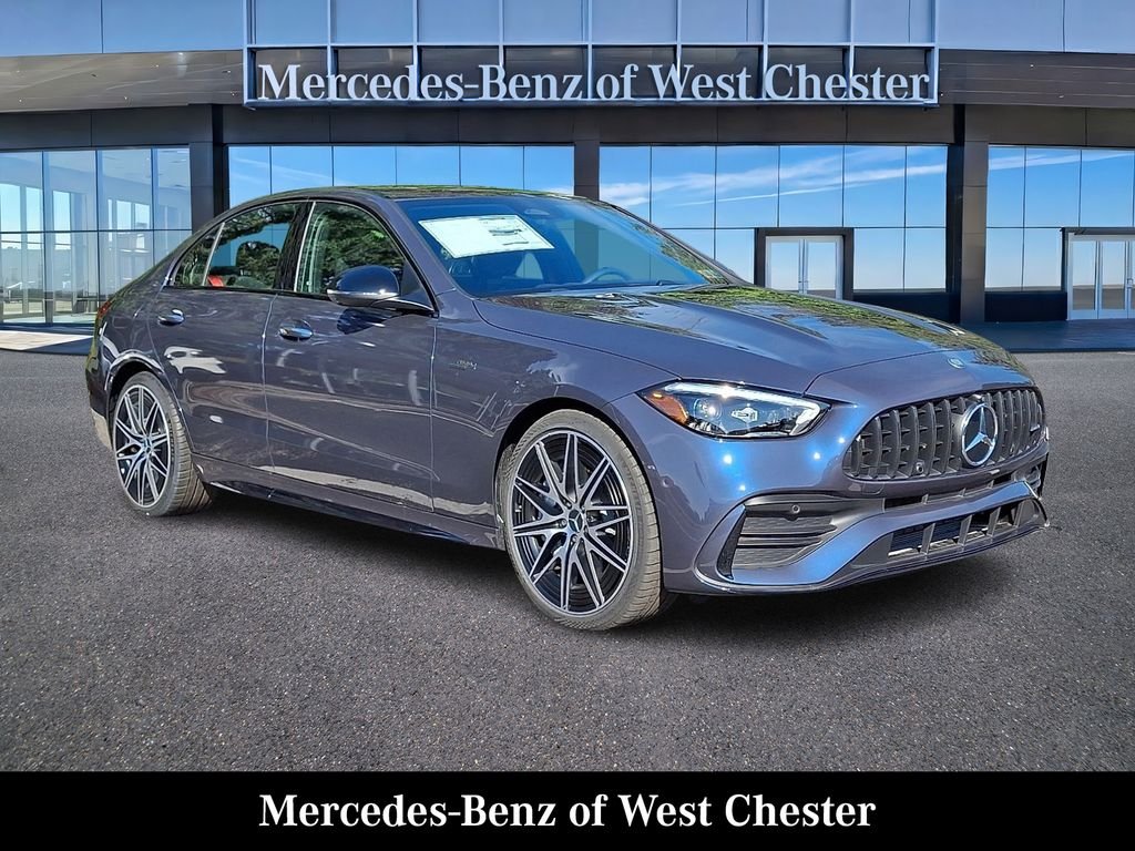 New 2026 Twilight Blue Metallic Mercedes-Benz AMG® C 43 4MATIC® Sedan image 1
