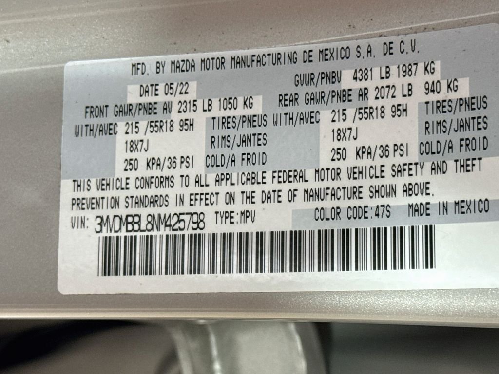 Used 2022 Platinum Quartz Metallic Mazda 2.5 S Select Package image 29