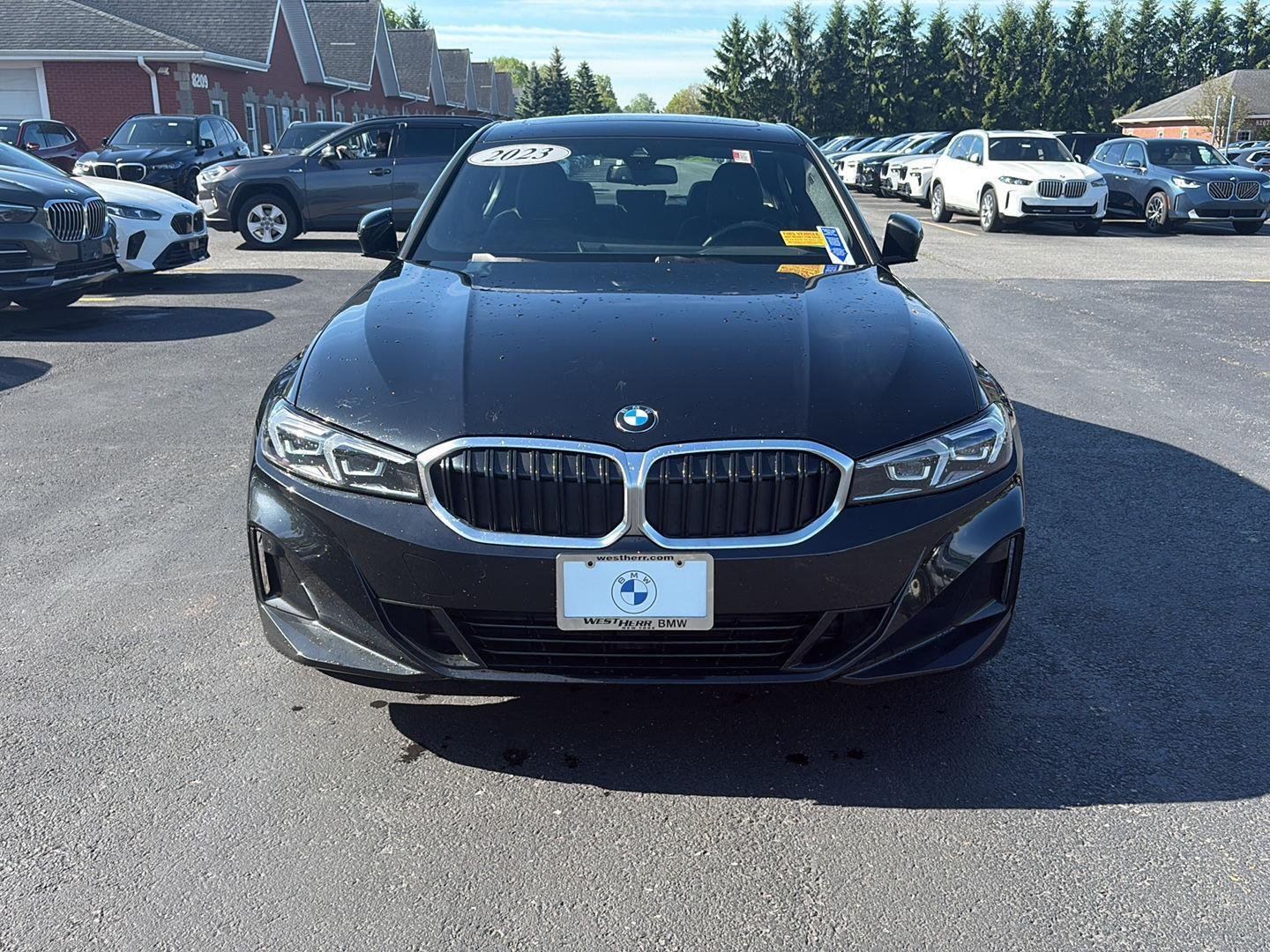 Certified Used 2023 Black Sapphire Metallic BMW 330i xDrive image 8