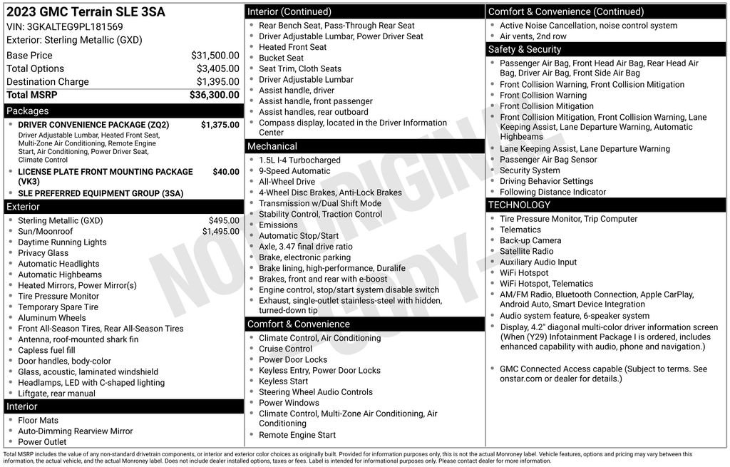 2023 GMC Terrain SLE - Photo 52