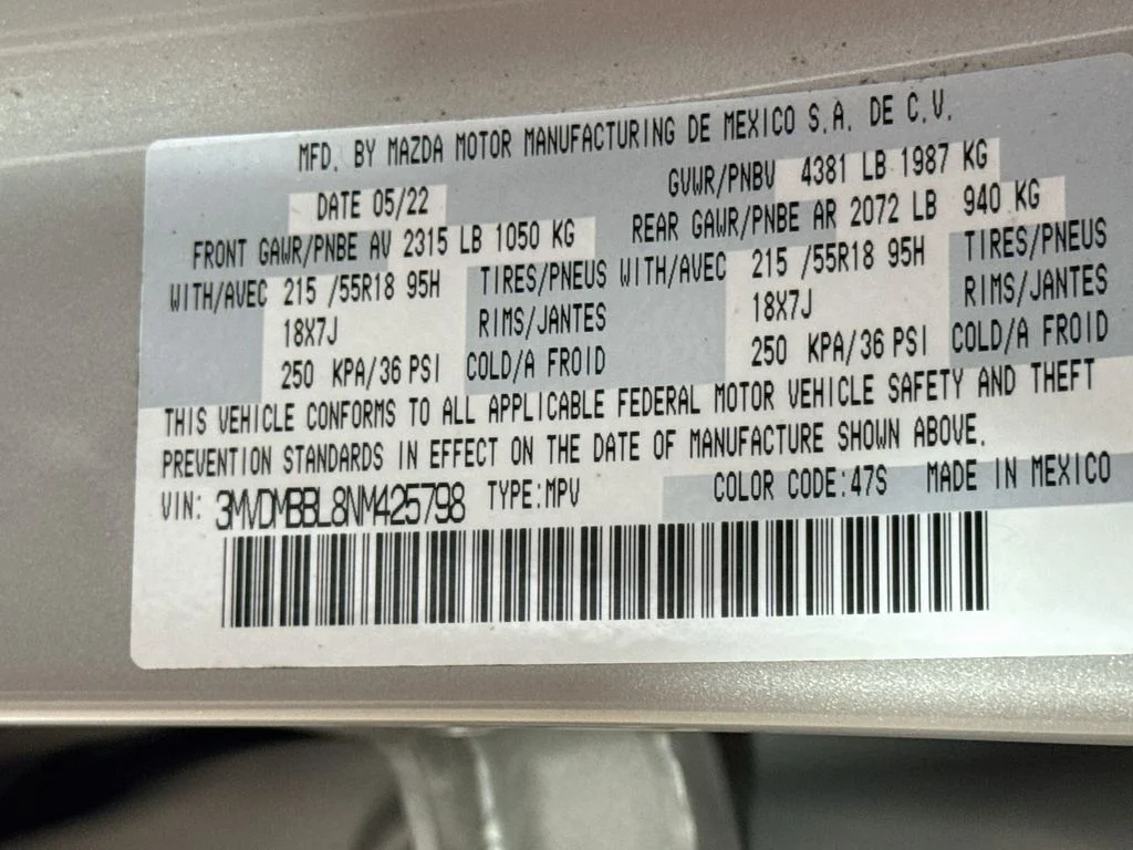 Used 2022 Platinum Quartz Metallic Mazda 2.5 S Select Package image 29