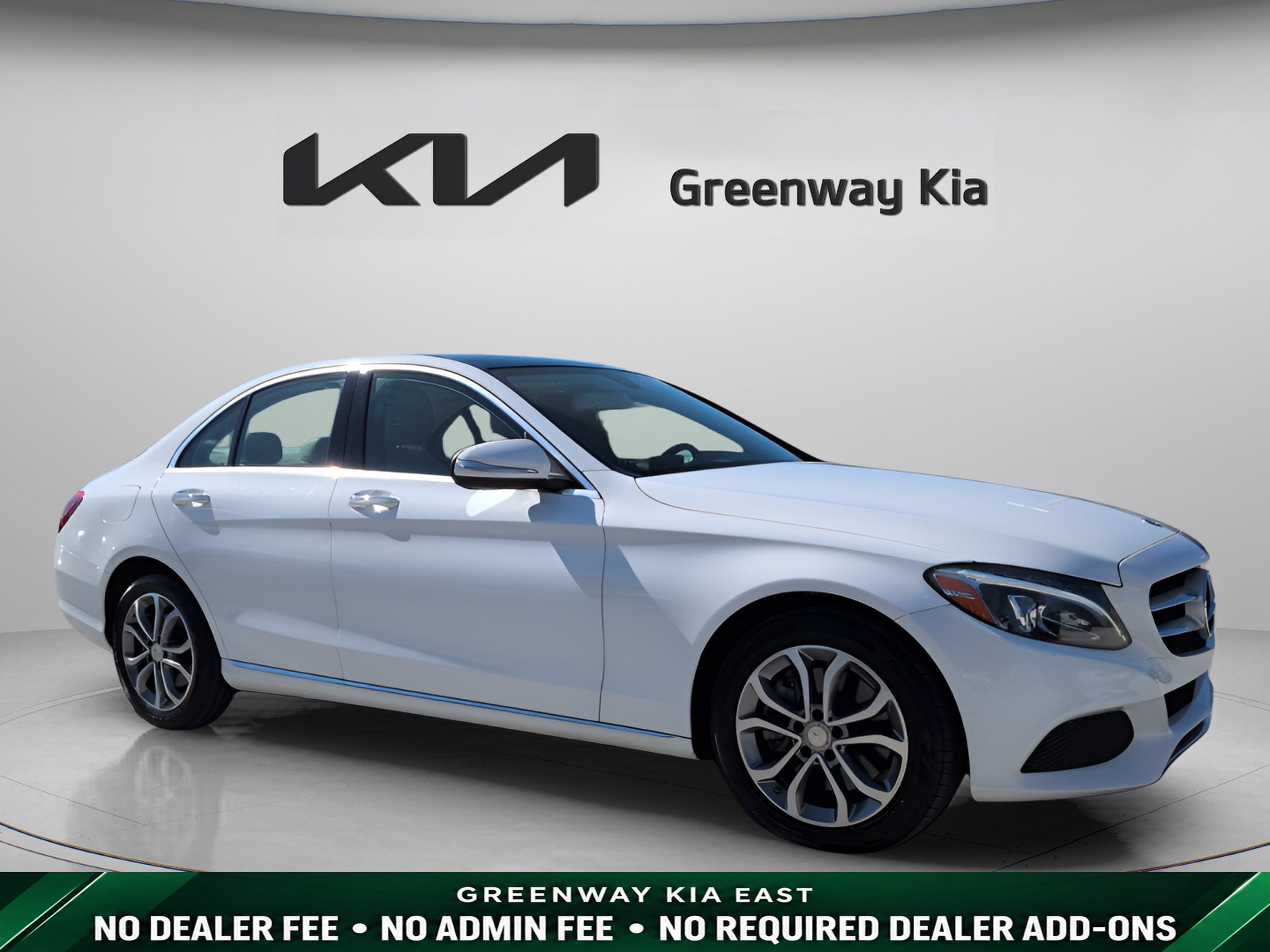 Used 2015 Polar White Mercedes-Benz C 300 image 1