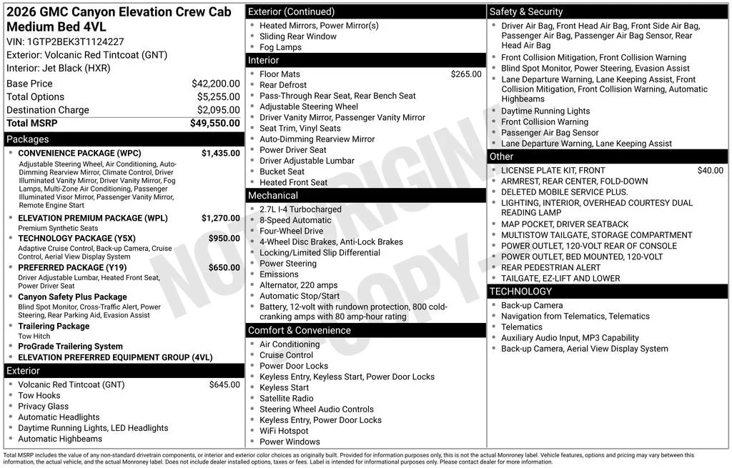 2026 GMC Canyon Elevation - Photo 17