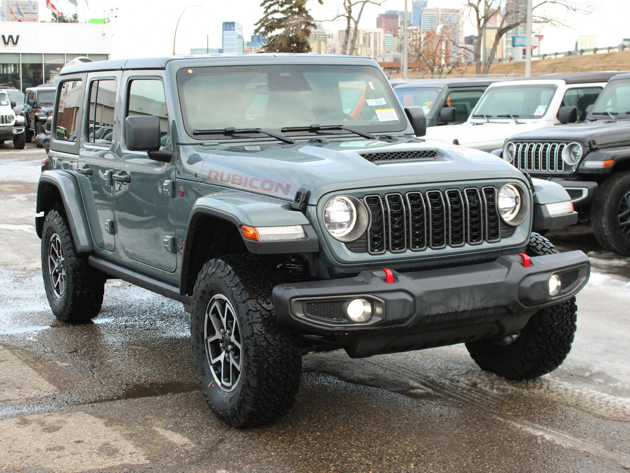 New 2026 Dark blue Jeep Rubicon* 4 Door 4x4, Nappa Leather, Safety Group, Front/Rear Lockers image 4
