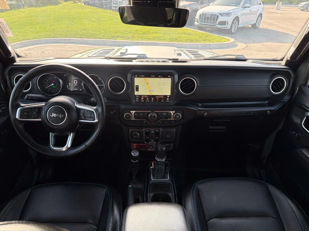 Used 2022 Gray Jeep Unlimited Rubicon 4xe image 14