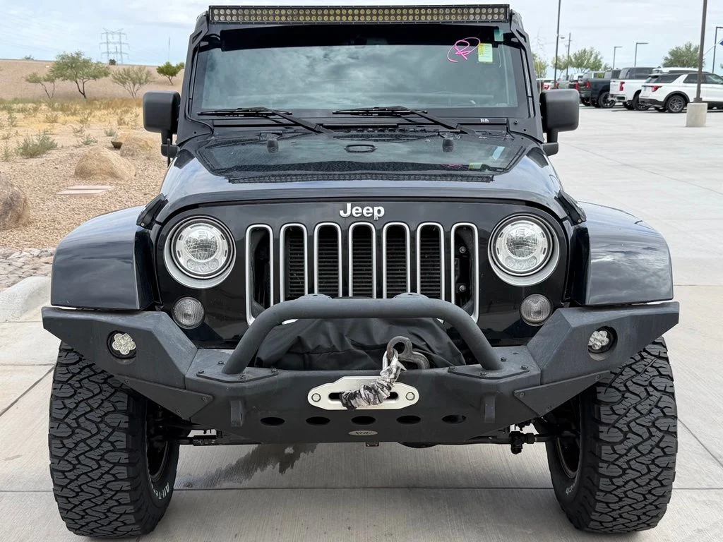 Used 2018 Black Jeep Unlimited Sahara image 3