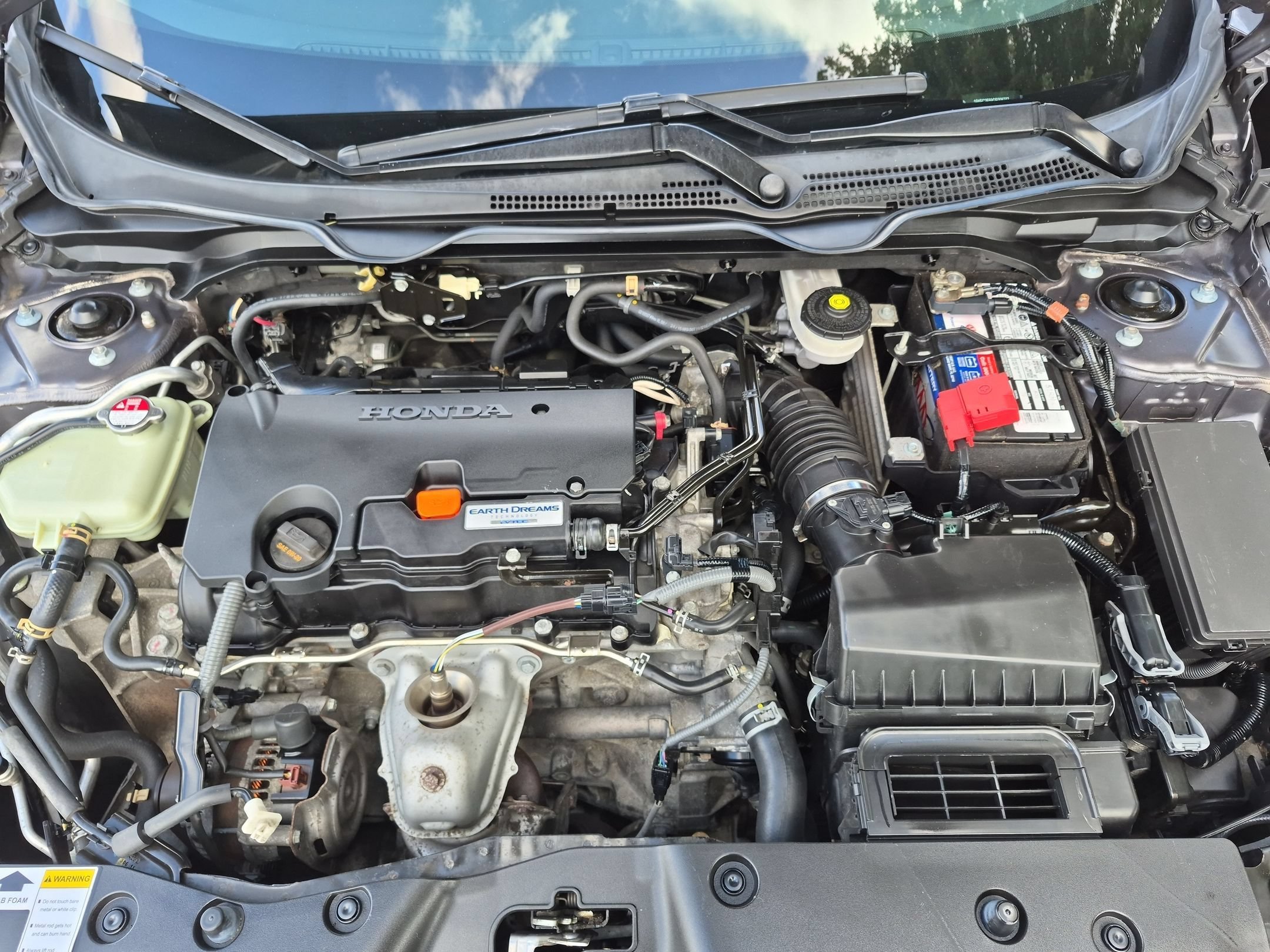 Certified Used 2016 Modern Steel Metallic Honda LX Sedan image 30