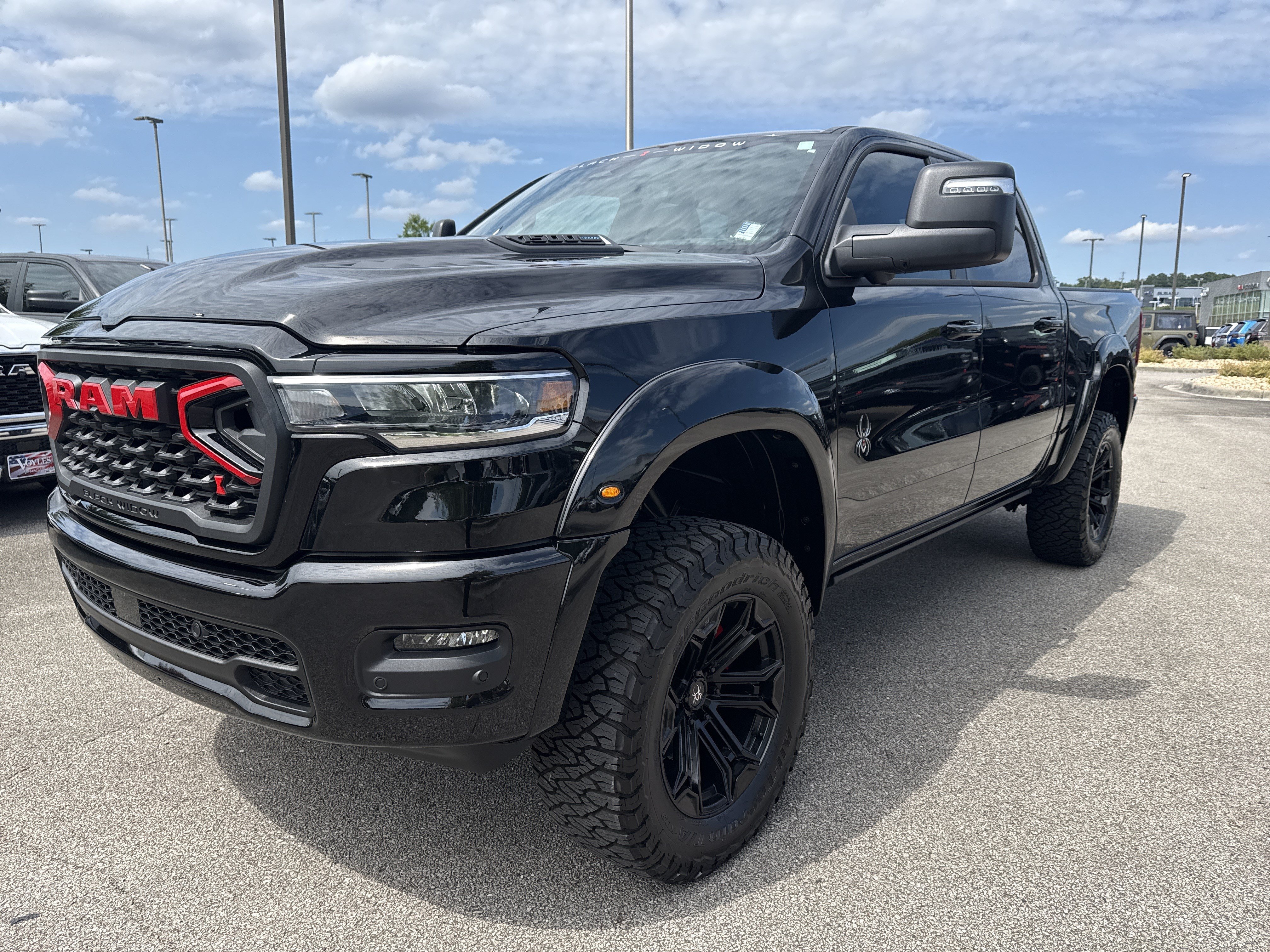Used 2026 Diamond Black Crystal Pearlcoat Ram Laramie image 3
